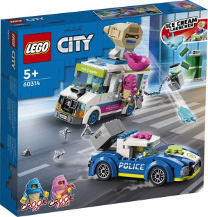 LEGO City POLICJA Pościg radiowóz furgonetka lody 60314