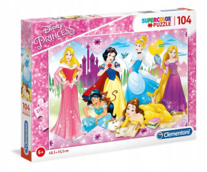 Puzzle SuperColor Księżniczki 104 el. Clementoni