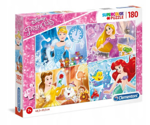 Puzzle Supercolor Księżniczki 180 el Clementoni