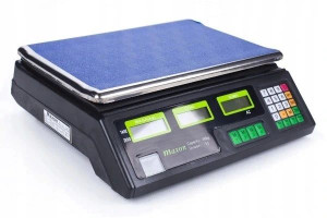 Waga Elektroniczna 40kg 40x30 Magazynowa Sklepowa
