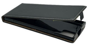 CZARNY pokrowiec futerał silikon do Samsung Galaxy S22 Ultra