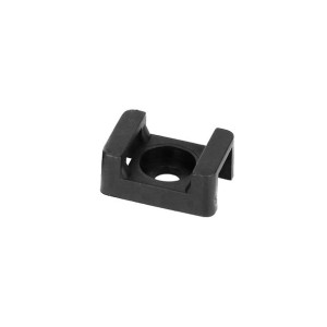 Uchwyt opaski kablowej, siodełkowy, przykręcany, 22x16 mm, otwór montażowy