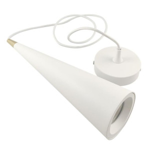 Oprawa lampa wisząca 34 cm 1XGU10 biały mat