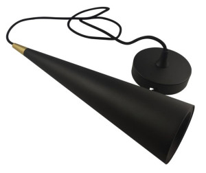 Oprawa lampa wisząca 34cm 1XGU10 czarny mat