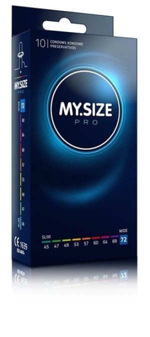 Prezerwatywy 72 mm 10 szt. My.Size Pro
