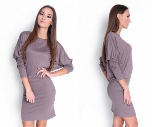 Luźna sukienka oversize nietoperz, S/M