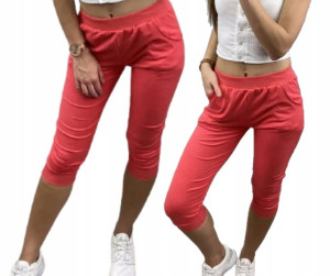 Spodnie dresowe sportowe 3/4 kieszenie S/M