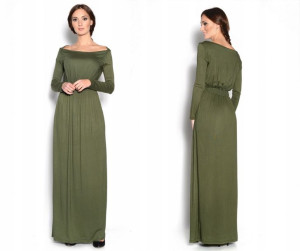 Wieczorowa długa sukienka maxi oversize L/XL
