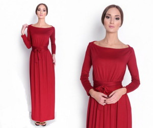 Wieczorowa długa sukienka maxi oversize S/M
