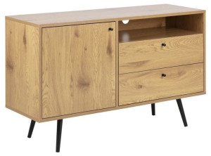 Komoda Crystal 124x75 Cm Naturalny