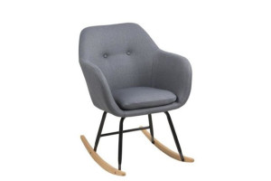 Fotel Bujany Bristol 57x81 Cm Ciemny Szary