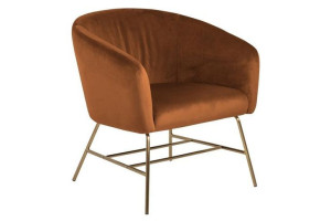 Fotel Warren 72x76 Cm Miedziany