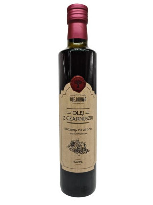 Olej z czarnuszki 500 ml tłoczony na zimno