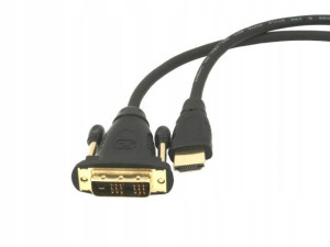 Kabel HDMI męski na DVI-D męski 18+1 1.8 m Gembird