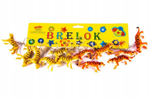 Tygrys Brelok Do Kluczy Zawieszka Zestaw 12szt