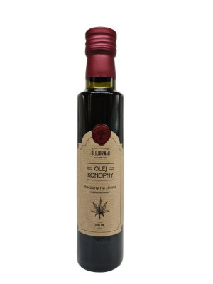 Olej konopny 250 ml nierafinowany tłoczony na zimno