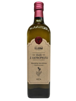 Olej z ostropestu 1000 ml nierafinowany PREMIUM
