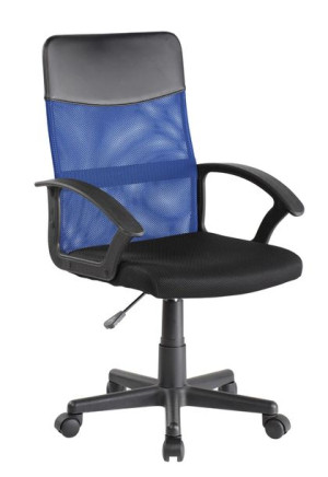 ERGONOMICZNY FOTEL QZY68 niebieski