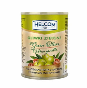 Oliwki zielone nadziewane pastą z anchois Helcom 300ml
