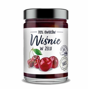 Wiśnie w żelu Helcom 320g