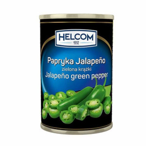 Papryka zielona Jalapeno krążki  Helcom 3,1L
