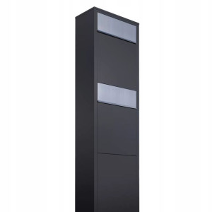 Skrzynka Lokatorska Big Box For Two Czarna Inox