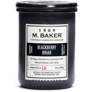 Colonial Candle M. Baker sojowa świeca zapachowa w słoju 8 oz 226 g - Black