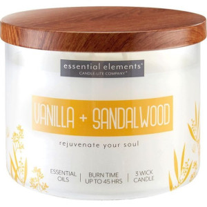 Candle-lite Essential Elements duża sojowa świeca zapachowa w szkle 418 g 1