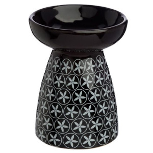 Ceramiczny kominek z wzorem kwiatowym "Eden"