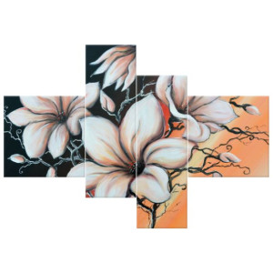 OBRAZ DRUKOWANY  Magnolia o zachodzie słońca 130x90
