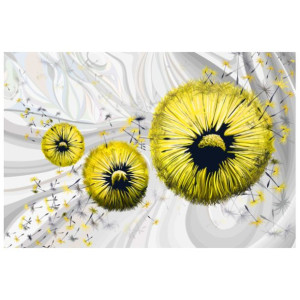 FOTOTAPETA  Żółte dmuchawce 2 400x268