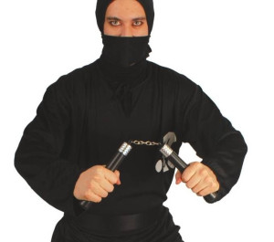 Nunczako 18 Cm Czarne Broń Wojownik Ninja