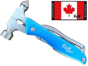Duży Multitool Blue Z Młotkiem Fox Outdoor
