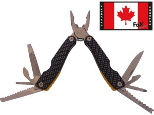Multitool "carbon" + Pokrowiec Fox Outdoor