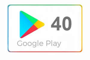 Google Play 40 zł Karta (20 zł + 20 zł)