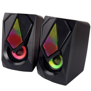 Głośniki Komputerowe 2.0 Podświetlenie Led Usb 5w
