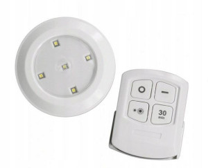 Lampka Bezprzewodowa Lampa LED na baterie pilot