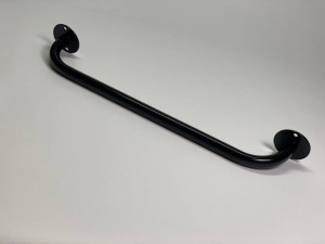 Poręcz prosta 80 cm Ø25 CZARNA