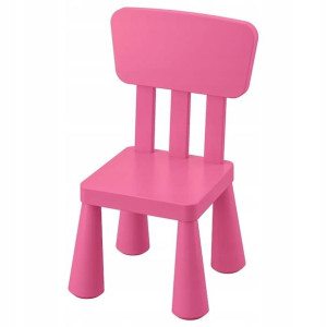 Ikea Mammut Krzesło Dziecko Wewnątrz/zewnątrz Róż.