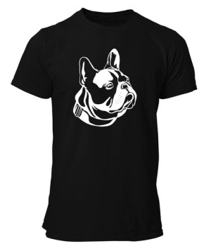 Koszulka męska BULDOG FRANCUSKI T-shirt z PSEM, PIES