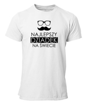 Koszulka męska DLA DZIADKA, NAJLEPSZY DZIADEK