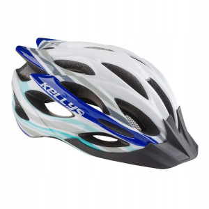 Kask rowerowy KELLYS Dynamic White Blue M/L-58-61