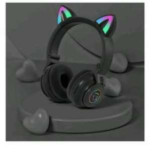 Kocie Uszy Słuchawki Dla Dzieci Bluetooth Kotek Jednorożec
