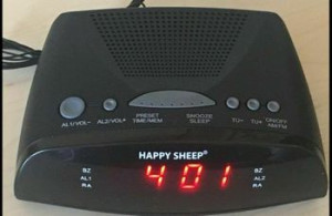 M4 Cr-9905 / Cyfrowe Radio Fm Z Czerwonym Wyświetlaczem Led Happy Sheep