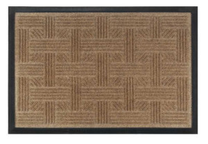 Wycieraczka podgumowana gumowa PCV poliester prostokątna HARRY 60 x 40 cm w