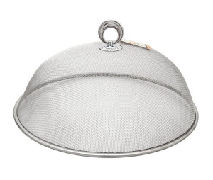 Klosz siatkowy metalowy pokrywa osłona przykrycie LUANA 35 cm stal nierdzew