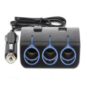 TRÓJNIK ROZDZIELACZ zapalniczki 120W 3,1A USB 24V