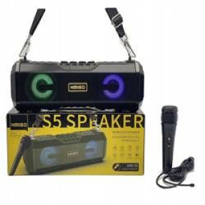 Głośnik Bluetooth Bezprzewodowy S5 Karaoke Boombo