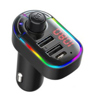 Transmiter Samochodowy Bluetooth 5.0 Kolorowy C12