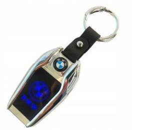 Elegancki brelok BMW - zapalniczka żarowa LED LCD